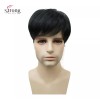 OEM Peluca De Peluquín Para Hombre, Pelo Corto Y Liso,