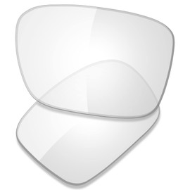 SAUCER Premium Replacement Lenses & Nosepads for Oakley Si Ballistic Det Cord OO9253 Sunglasses, Hd Clear, One Size