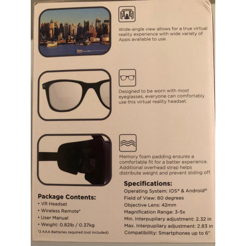 Hype Cynoculars Virtual Reality Headset and Wireless Remote