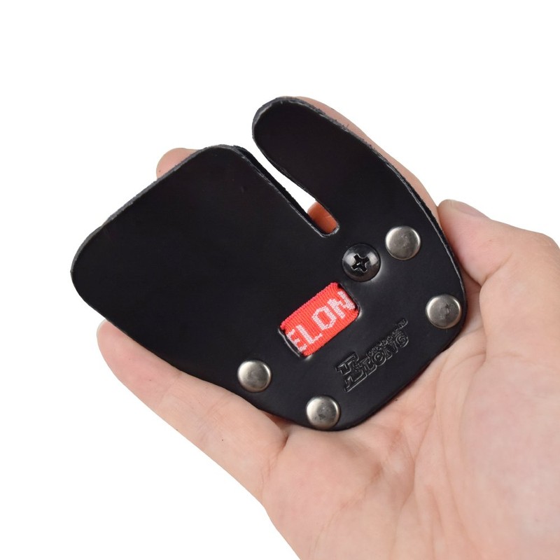 Archery Finger Tab Shooting Tabs Finger Saver Protect Guard Cow