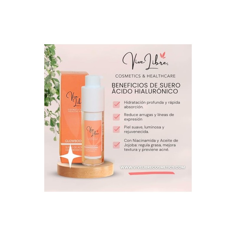 Glow Boost - Suero de Ácido Hialurónico - Para el