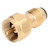 Kadimendium Propane Tank Refill Adapter 1LB Solid Brass Universal Mini