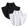 Faux Layered Turtleneck Neck Warmer 2 Colors LM-0779 / 페이크 레이어드 목폴라 넥워머 2color LM-0779