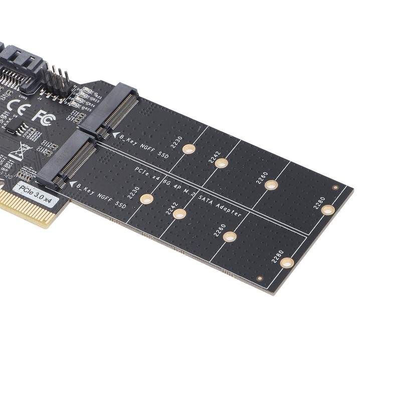 PCIE 3.0 to SATA 3 M.2 Adapter Card High Speed