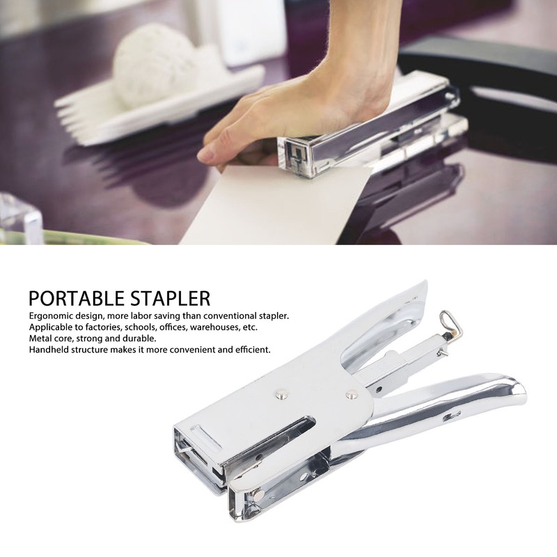 Stapler 50 Sheets Large Capacity Metal Desktop Handheld Paper Stapler