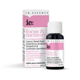 In Essence Focus & Memory Pure Essential Oil Blend 10ml