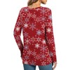 HOTGIFT Womens Winter Tops Christmas Tunics Casual Plus Sized Shirts