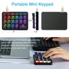 Koolertron One Handed Macro Mechanical Keyboard, RGB LED Backlit Portable