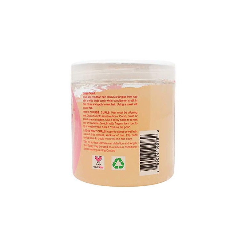 Kinky Curly Curl Custard Gel, 8 oz