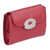 Ladies Wallet LEAS, Genuine Leather, red - ''LEAS Ladies-Collection''