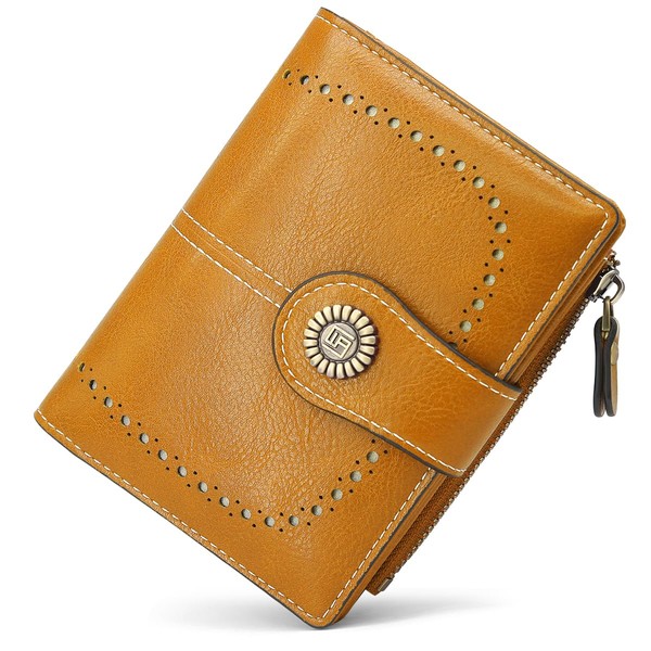 YERUUE Women's Small PU Leather Purse, RFID Blocking Small Purse,