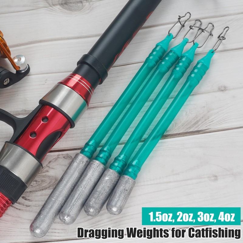 Dragging Weights for Catfishing 5Pcs No-Snag Sinkers Drag Weights Drift