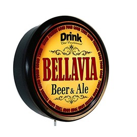 Goldenoldiesclocks BELLAVIA Beer and Ale Cerveza Lighted Wall Sign