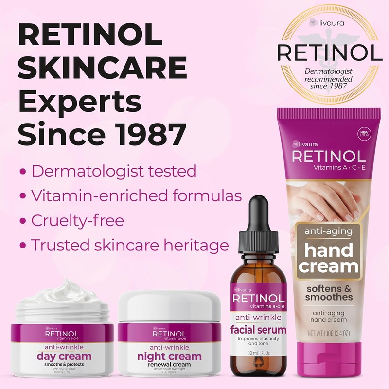 Skincare LdeL Cosmetics Retinol Night Cream, 1.7-Ounce Jar