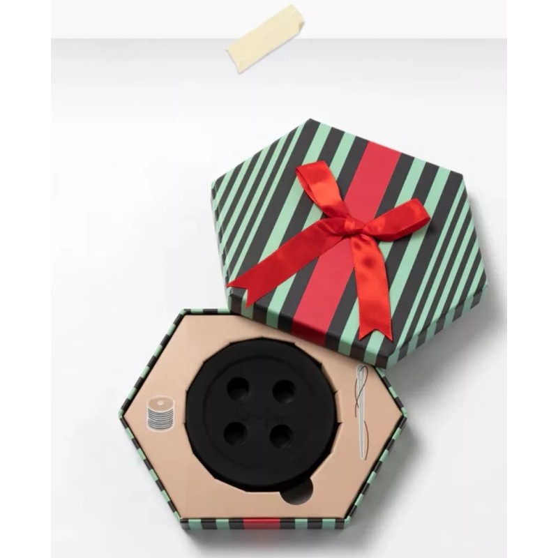 Laika Coraline Button Coaster Set Keepsake Box 2024 4 Silicone