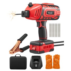 Sakertool Portable Welding Machine Electric: IGBT Handheld Welder with 5 Variable Current Adjustment - Hand Held Anti-Stick ARC Welder Gun for Home Repairs - 110V Welding Machine Kit