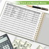 HAUTOCO Hardcover Accounting Ledger Book for Small Business Bookkeeping Horizontal