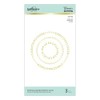 Spellbinders Christmas Essential Circles Glimmer Hot Foil Plate, Metal