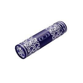 High-end Scroll Holder Seal Moisture Resistant Collection Drawing Paper Tube 30 cm, Blue Flowers