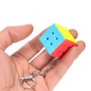 Yealvin Mini Keychain Cube, Mini 3x3 Keyring Cube 3x3 Magic