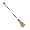 Oakestry Rope Handle Single, Long Brush Fireplace Tool Excellent Control