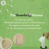 Ibambo Bamboo Cocktail Napkins - 50 Pack, 2-Ply, Ecofriendly Beverage