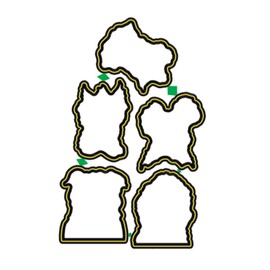 Various Dogs Clear Rubber Stamp and Metal Cutting Die Set Stamping DIY Die-cuts Scrapbooking Embossing Stencil Album Gift Cards Home Decoration Paper Craft