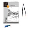 Cuaderno De Boceto Sketchbook Libro Block Dibujo 24hojas A4