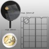 Prophila coin album with 4 Cases for 110 coins black