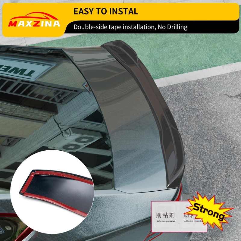 Maxzina Spoiler Wing Compatible with 2023-2025 Honda Accord Sedan Rear
