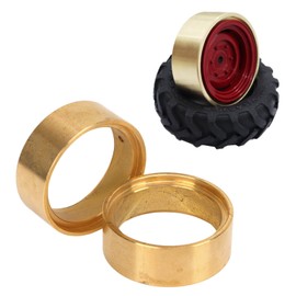 2pcs RC Wheel Counter Weights RC Brass Internal Beadlock Clamp Fit Hand & Wrist Brace FMS FCX24 118 124 RC Car Replacement Arm Hand & Finger Support