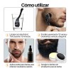Kit Aseo Y Cuidado Barba Bigote Cuchillas Afeitado Men 5pz