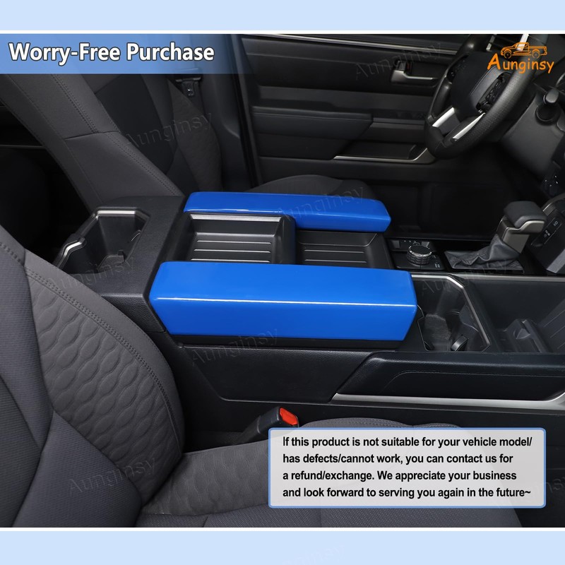 Car Center Console Armrest Protector Cover Compatible with Toyota Tundra