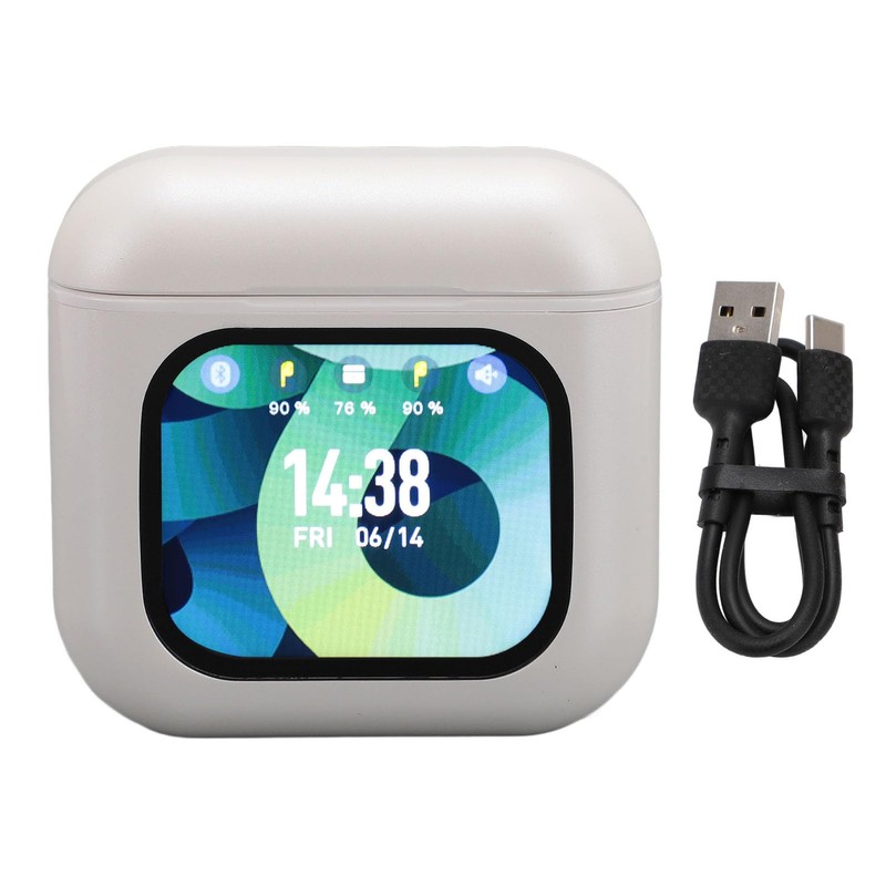 Headphones, in Ear Earphones Noise Cancelling Earbuds with Charging Case,