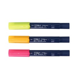 Dong-a Highlighters, Bible Highlighters no bleed, Bible tabs highlighter Assorted Colors - 3 Colors