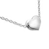 Love Heart Necklace 925 Sterling Silver Tiny and Discreet