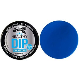 TeaZa Herbal Pouch Cool Mint 1 Can with DC Crafts Nation Skin Can Cover - Blue