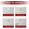 Naissian 7/8 Inch Thumb Lock,RV Compartment Latch,Shower Door Lock Latch