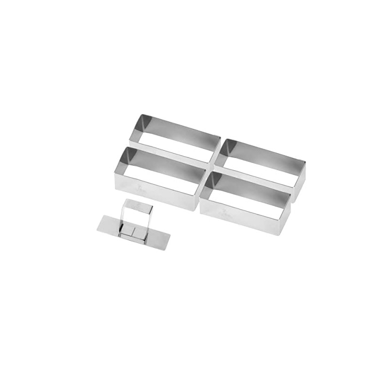 Gobel 881780 Schachtel mit 4 rechteckigen Formen + Stößel aus