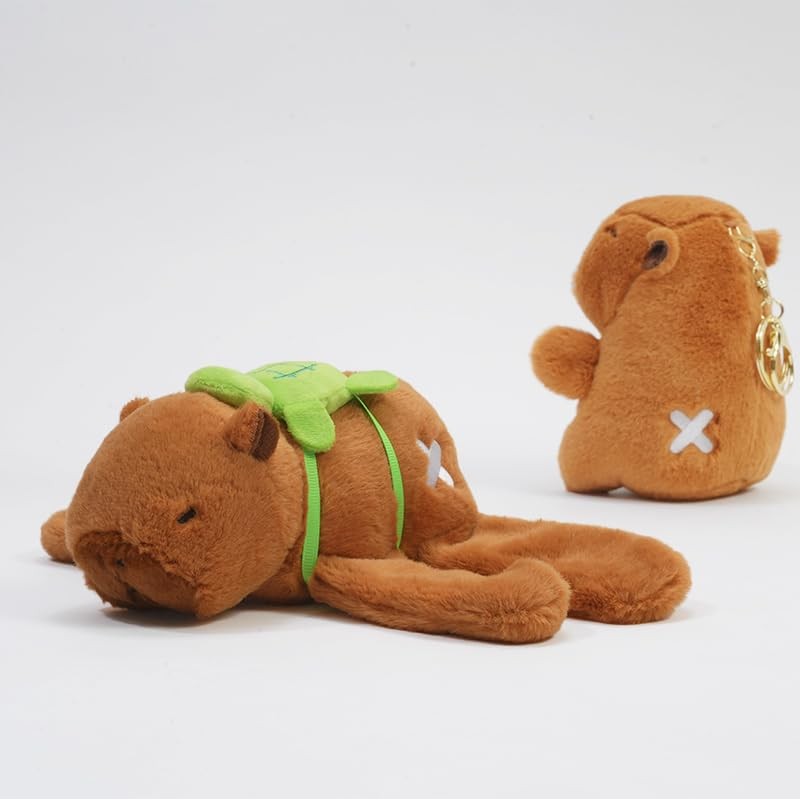 Clearstone Capybara Plush Keychain Chabimaru Wristband 18.5cm Brown