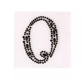 Unbranded CraftbuddyUS 2pcs Number "0" Self Adhesive Black Rhinestone Crystal Number Gems