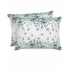 Wotrend Plant Standard Pillowcase Set of 2, Green Leaves Flowers