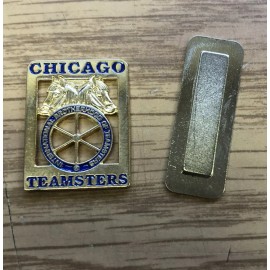 Chicago Teamsters Union Chicago Illinois Magnetic Back Button Pin