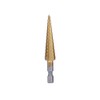 3 Pcs Small HSS Step Ti Cone Drill Hole Cutter
