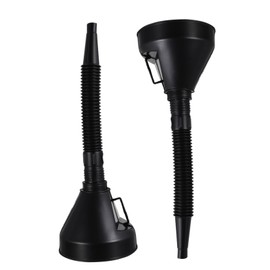 ibasenice 2pcs Funnel Flexible spout Extension Wide Mouth Fuel Plastic Hose Fuel Hose Flex Hose Flexible Hose Base Oil Dedicated