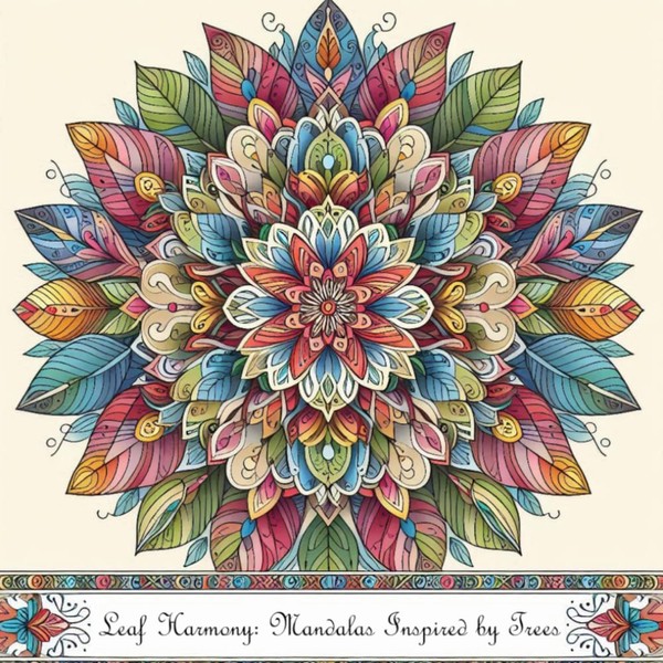 Leaf Harmony: Mandalas Inspired by Trees