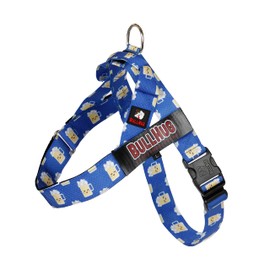 BULLHUG Harness – Made for Larger Chested Dogs Like English Bulldogs, French Bulldogs, Pugs & More. Stops Dogs from Pulling & Choking on Walks (Mug, Medium)