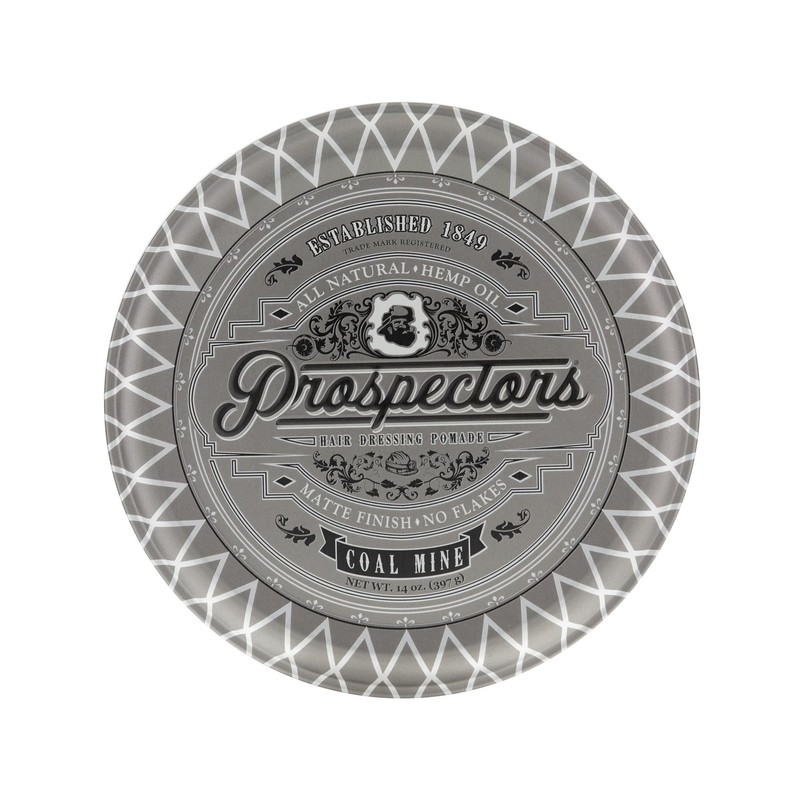 PROSPECTORS Coal Mine Matte Clay Hair Pomade 14 oz Tin