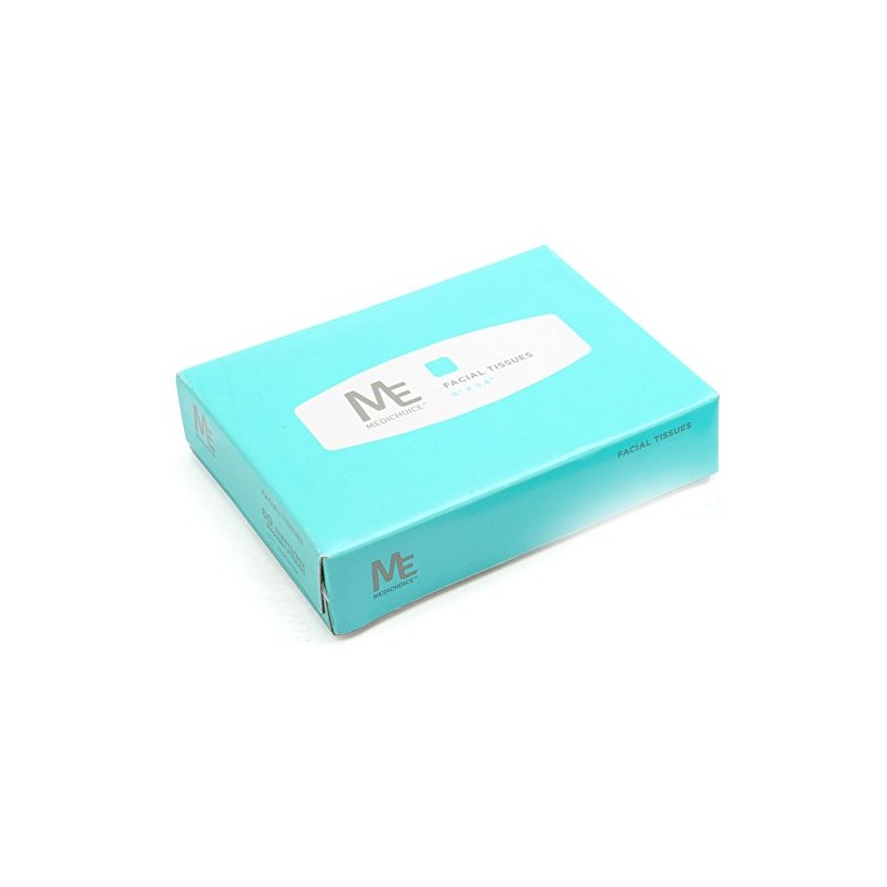 MediChoice Facial Tissues, Premium Bedside, Soft, Virgin Fibers, 2 Ply,