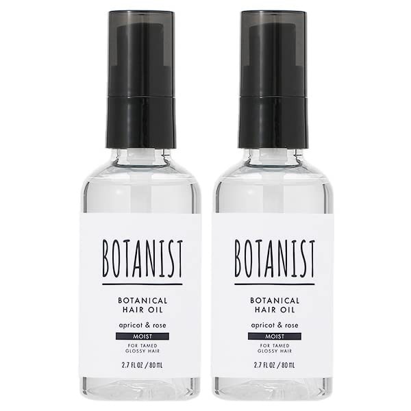 Botanist Botanical Hair Oil, Moist, Apricot & Rose, 2.7 fl
